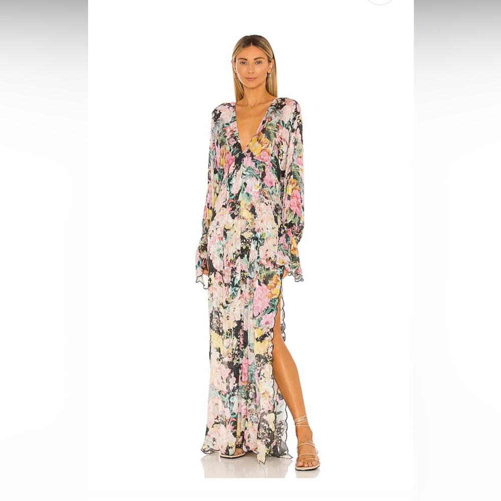 Hemant and Nandita x Revolve Teien floral caftan - Picture 5 of 5